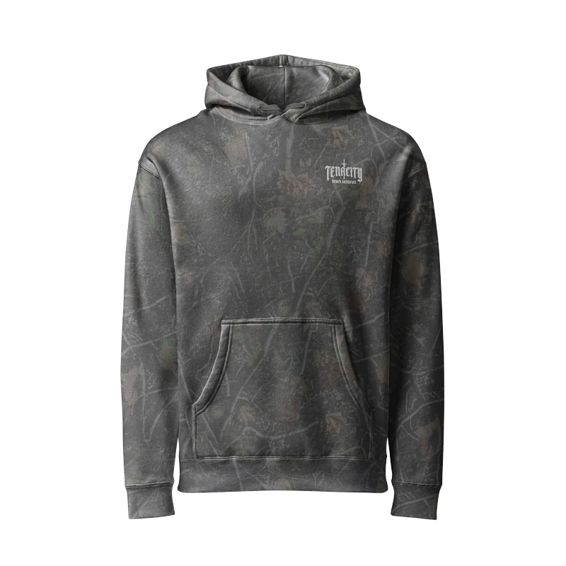 Tenacity Never Satisfied Heavyweight Camo Hoodie